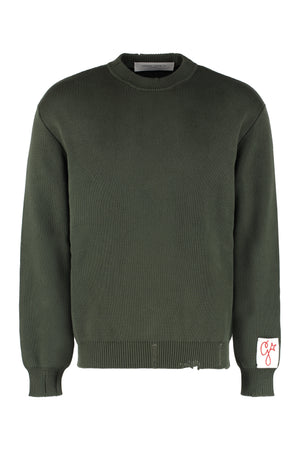 Douglas cotton crew-neck sweater-0